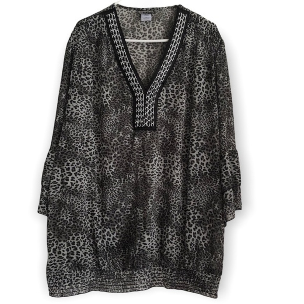 Evolution‎ Shirt Just My Size Women’s Size 4X Black Top Pull Over